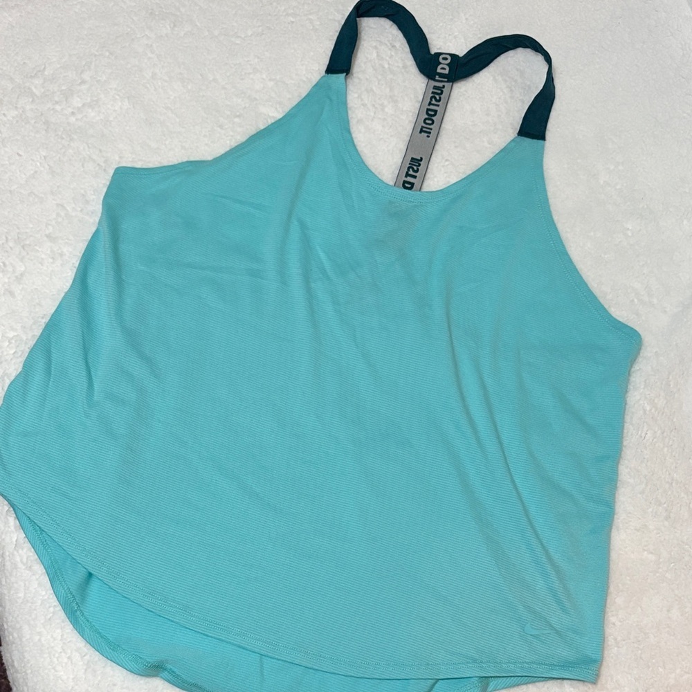 Nike XL dri-fit Aqua Blue Tank Top